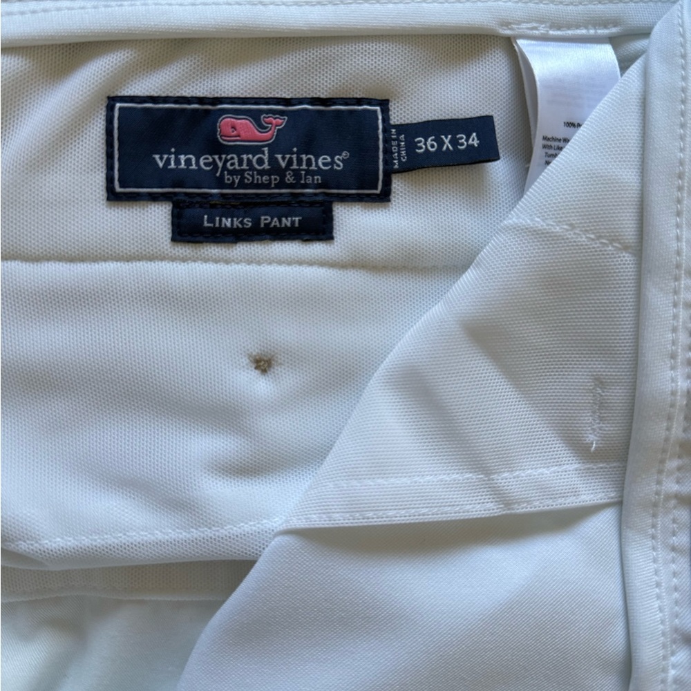 Vineyard Vines White Links Pants